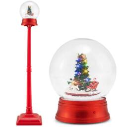 Konstsmide LED Lantaarn – Sneeuwcaravan Met Timer – 26 Cm – Perfecte Kerstsfeer Binnen & Buiten