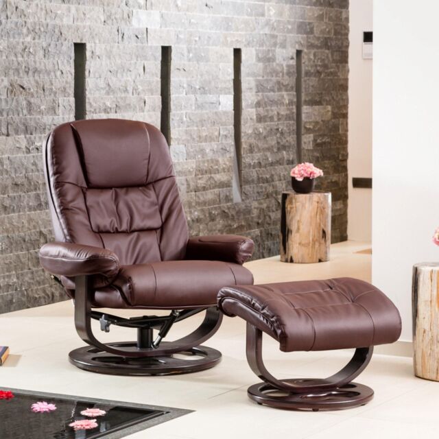 Artemis Home Burdell Swivel Recliner in Burgundy - image 1
