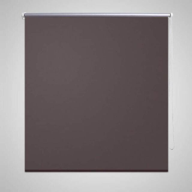 Berkfield Home Roller Blind Blackout 80 x 230 cm Coffee in Brown - image 1