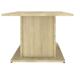 Berkfield Home Coffee Table Sonoma Oak 102x55.5x40 cm Engineered Wood in Beige - thumbnail 6