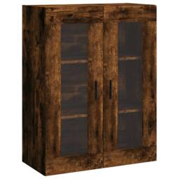 Berkfield Home Highboard Smoked Oak 69.5x34x180 cm Engineered Wood in Brown - thumbnail 5
