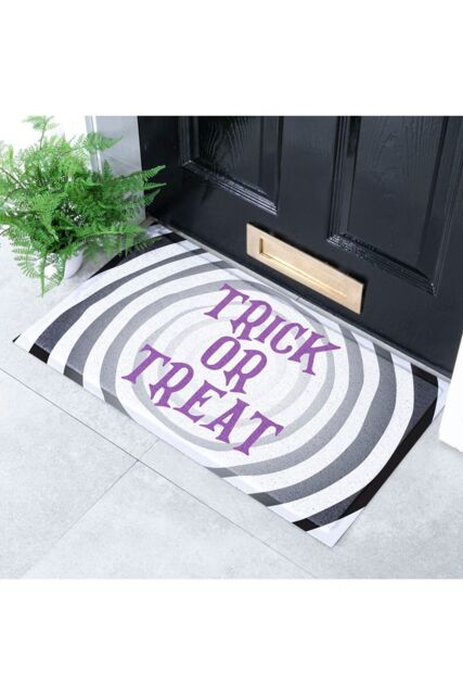 Artsy Mats Trick or Treat Indoor Outdoor Doormat (70 x 40cm) - Size: 40 cm x 70 cm - image 1