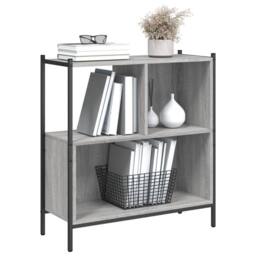 Berkfield Home Bookcase Grey Sonoma 72x28x77.5 cm Engineered Wood - thumbnail 4