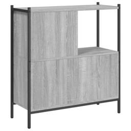 Berkfield Home Bookcase Grey Sonoma 72x28x77.5 cm Engineered Wood - thumbnail 7