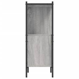 Berkfield Home Bookcase Grey Sonoma 72x28x77.5 cm Engineered Wood - thumbnail 6