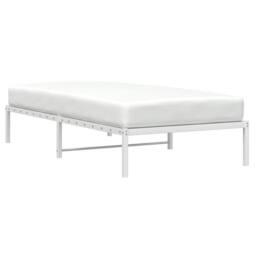 Berkfield Home Metal Bed Frame White 100x190 cm - thumbnail 3