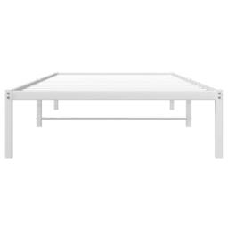 Berkfield Home Metal Bed Frame White 100x190 cm - thumbnail 5