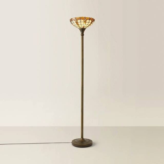 SPETLEK Floor Lamp Uplighter Standard Light in Gold - image 1