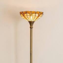 SPETLEK Floor Lamp Uplighter Standard Light in Gold - thumbnail 3