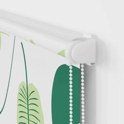 Berkfield Home Shower Roller Blind with Cassette 70x240 cm Fabric Width 66 cm in Green - thumbnail 8