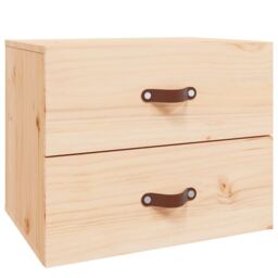 Berkfield Home Wall-mounted Bedside Cabinets 2 pcs 50x36x40 cm in Brown - Size: 50 x 36 x 40 cm - thumbnail 5