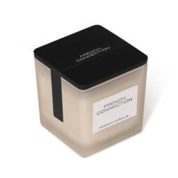 French Connection French Vanilla Luxury Square Candle 220g - Single Wick Scented in Beige - thumbnail 5