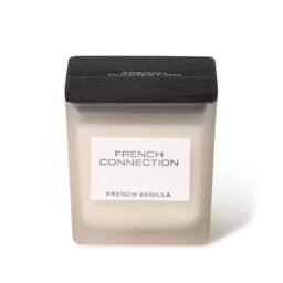 French Connection French Vanilla Luxury Square Candle 220g - Single Wick Scented in Beige - thumbnail 4