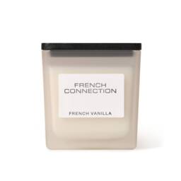 French Connection French Vanilla Luxury Square Candle 220g - Single Wick Scented in Beige - thumbnail 2