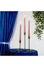 Deco Express Set of 6 Taper Candles in Copper - thumbnail 5