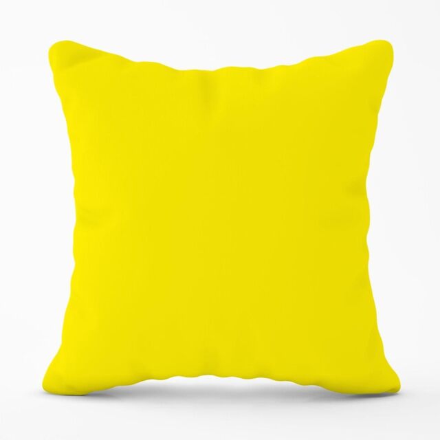 Warren Reed - Designer Sunshine Yellow Outdoor Cushion - Size: 45 cm x 45 cm - image 1