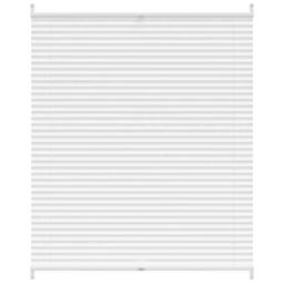 Berkfield Home Plisse Blind 110x100cm White Pleated Blind - Size: 110x100 cm