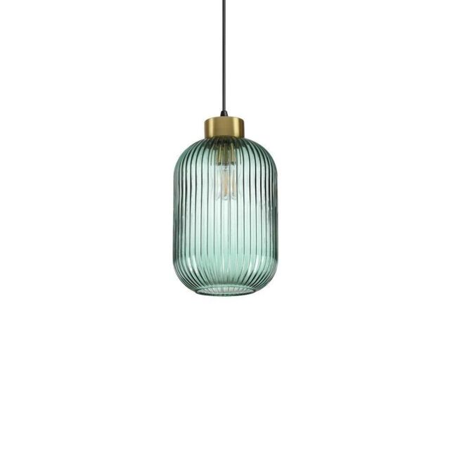 Netlighting Mint1 Indoor Glass DomeCeiling Pendant Lamp 1 Light Green E27 - image 1