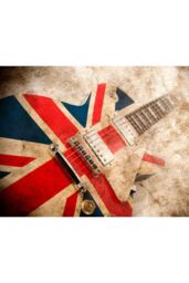 Origin Murals Rock Guitar Wall Mural - Size: W350 cm x H280 cm - thumbnail 2