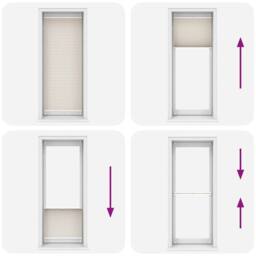 Berkfield Home Plisse Blind 70x200cm Creme in Cream - Size: 70x200 cm - thumbnail 6