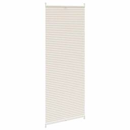 Berkfield Home Plisse Blind 70x200cm Creme in Cream - Size: 70x200 cm - thumbnail 3
