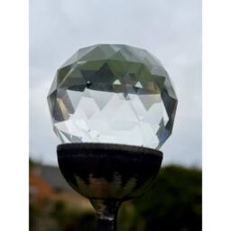 Poppyforge 3 Feet 50mm Prism Marble Pin Garden Art (Pack of 3) in Clear - thumbnail 1