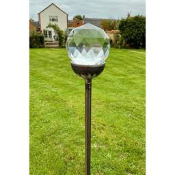 Poppyforge 3 Feet 50mm Prism Marble Pin Garden Art (Pack of 3) in Clear - thumbnail 3