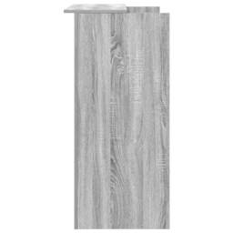 Berkfield Home Reception Desk Grey Sonoma 100x50x103.5 cm Engineered Wood - thumbnail 6