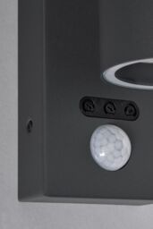 BHS Lighting Jared Anthracite Outdoor Wall Light with Sensor in Dark Grey - thumbnail 3