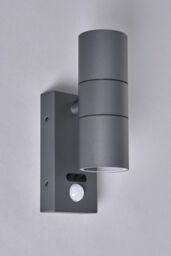 BHS Lighting Jared Anthracite Outdoor Wall Light with Sensor in Dark Grey - thumbnail 2