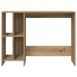 Berkfield Home Desk Artisan Oak 102.5x35x75 cm Engineered Wood in Brown - thumbnail 4