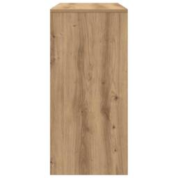 Berkfield Home Desk Artisan Oak 102.5x35x75 cm Engineered Wood in Brown - thumbnail 5