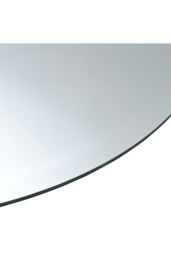 Living and Home 40cm Contemporary Circular Beveled Edge Frameless Wall Mirror in Clear - thumbnail 4