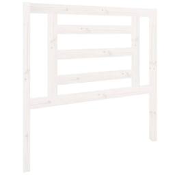 Berkfield Home Bed Headboard White 96x4x100 cm Solid Wood Pine - Size: 96 x 4 x 100 cm - thumbnail 3