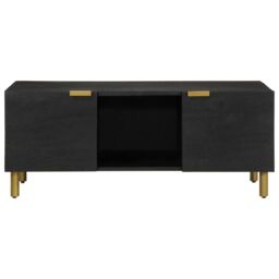 Berkfield Home Coffee Table Black 100x54x40 cm Engineered Wood - Size: 100 x 54 x 40 cm - thumbnail 3