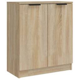 Berkfield Home Sideboard Sonoma Oak 60x30x70 cm Engineered Wood in Light Tan - Size: 60 x 30 x 70 cm - thumbnail 1