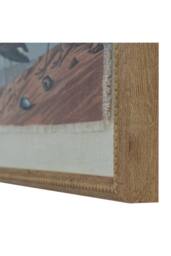 KDMD Flora & Fauna Sandpipers on Linen Beaded Frame Artwork in Brown - thumbnail 2
