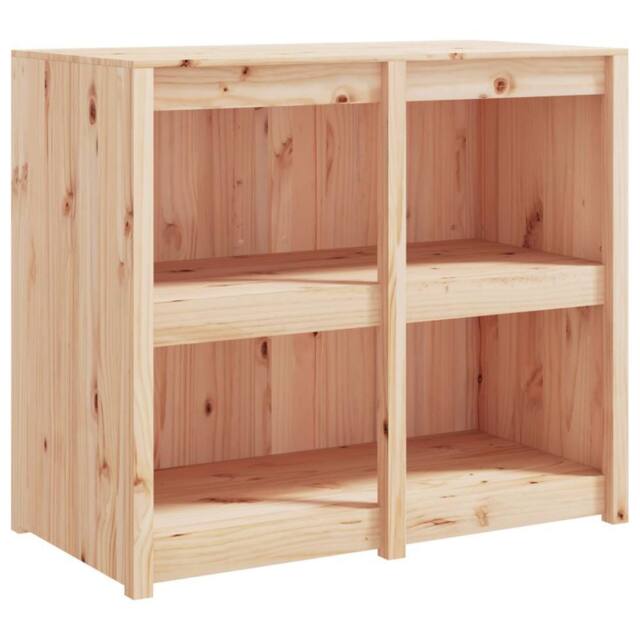 Berkfield Home Outdoor Kitchen Cabinet 106x55x92 cm Solid Wood Pine in Light Tan - Size: 106 x 55 x 92 cm - image 1