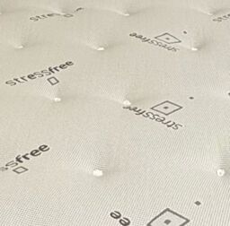 Knight Sleep Stressfree Semi Ortho Dual Sided Mattress in White - Size: Small Double - thumbnail 5