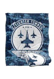 Top Gun: Maverick Fighter Town Usa Silky Touch Super Soft Throw Blanket 152 X 127 cm in White - thumbnail 2