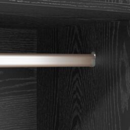 Berkfield Home Wardrobe with Shelf Black oak 50 x 50 x 200 cm Engineered wood - thumbnail 7