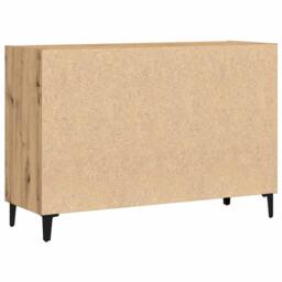 Berkfield Home Sideboard Artisan Oak 103.5x35x70 cm Engineered Wood in Brown - thumbnail 7