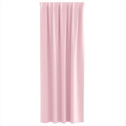 Berkfield Home Curtains with Curtains 2 pcs Baby pink 260 x 140 cm Polyester - thumbnail 3