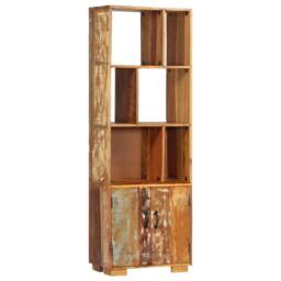 Berkfield Home Decorative Bookshelf 60x35x180 cm Solid Reclaimed Wood - Size: 60 x 35 x 180 cm - thumbnail 9