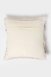 Homescapes Lindi Handwoven Tufted Cream Kilim Cushion - Size: 45 cm x 45 cm - thumbnail 3