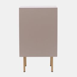 OHS Ribbed Bedside Table Modern Bedroom 3 Draw Office Nightstand in Natural - thumbnail 9