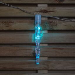 Samuel Alexander 6.9m Icicle Christmas Chaser Lights with 72 Rainbow LEDs - thumbnail 8