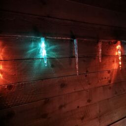 Samuel Alexander 6.9m Icicle Christmas Chaser Lights with 72 Rainbow LEDs - thumbnail 5