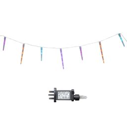 Samuel Alexander 6.9m Icicle Christmas Chaser Lights with 72 Rainbow LEDs - thumbnail 9