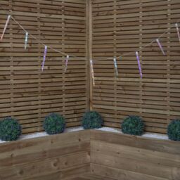 Samuel Alexander 6.9m Icicle Christmas Chaser Lights with 72 Rainbow LEDs - thumbnail 6
